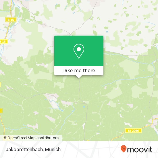 Карта Jakobrettenbach