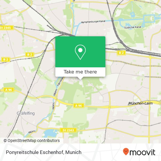 Ponyreitschule Eschenhof map