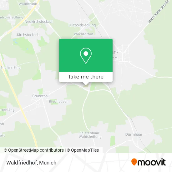 Карта Waldfriedhof