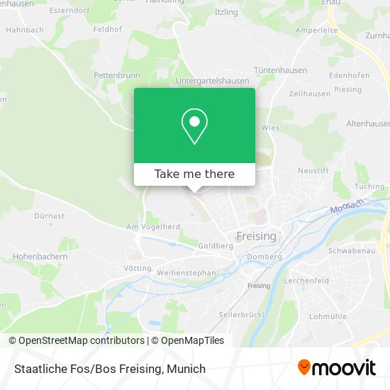 Staatliche Fos/Bos Freising map