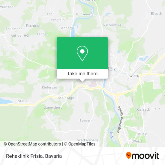 Карта Rehaklinik Frisia