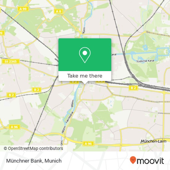 Münchner Bank map