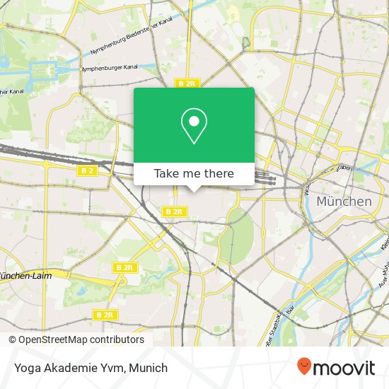 Yoga Akademie Yvm map