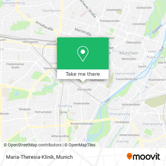 Карта Maria-Theresia-Klinik