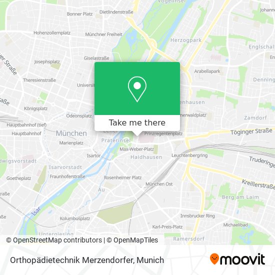 Orthopädietechnik Merzendorfer map