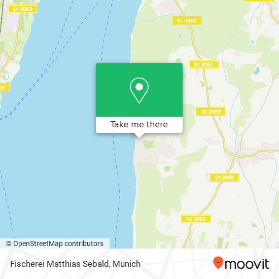 Fischerei Matthias Sebald map