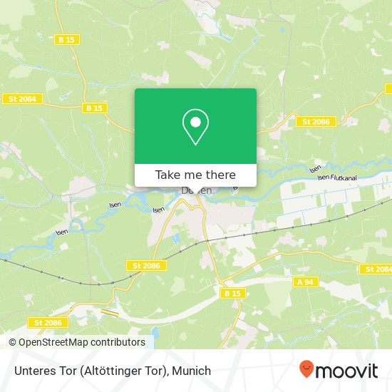 Unteres Tor (Altöttinger Tor) map