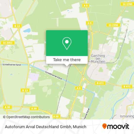 Autoforum Arval Deutschland Gmbh map