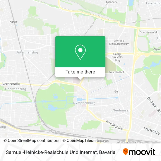 Карта Samuel-Heinicke-Realschule Und Internat
