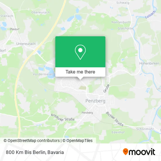 Карта 800 Km Bis Berlin