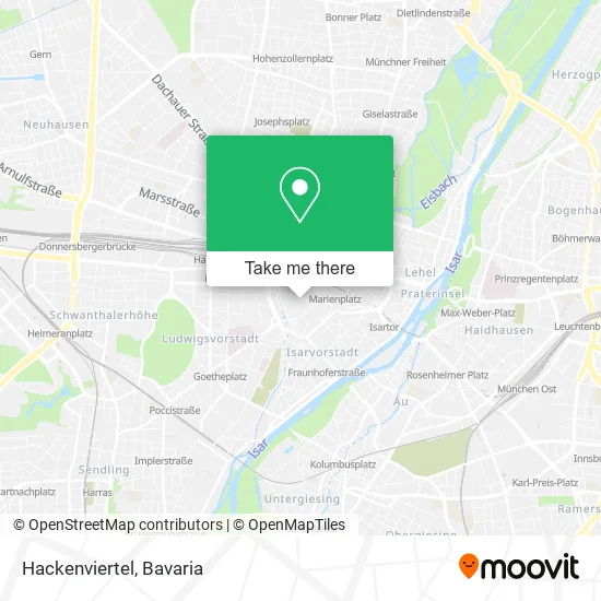 Карта Hackenviertel