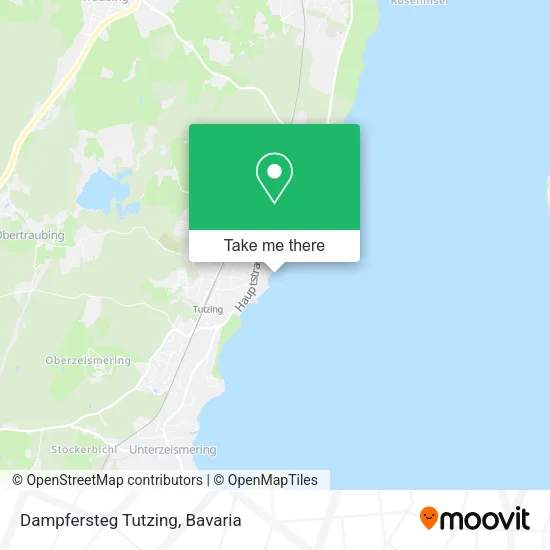 Карта Dampfersteg Tutzing