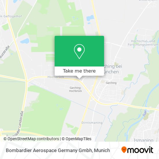 Карта Bombardier Aerospace Germany Gmbh