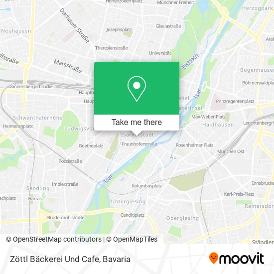 Карта Zöttl Bäckerei Und Cafe