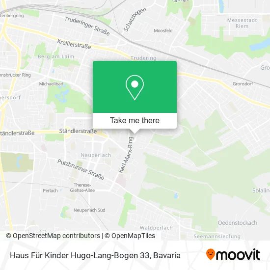 Карта Haus Für Kinder Hugo-Lang-Bogen 33