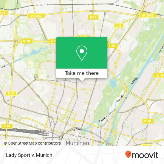 Lady Sportiv map