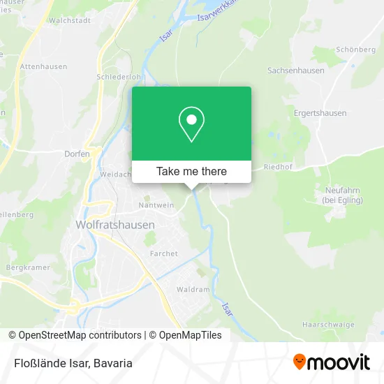 Карта Floßlände Isar