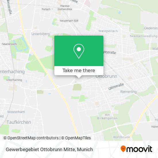 Gewerbegebiet Ottobrunn Mitte map