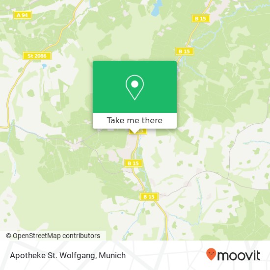 Apotheke St. Wolfgang map