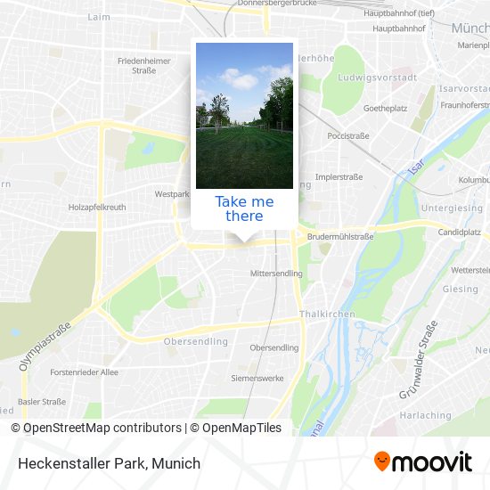 Heckenstaller Park map
