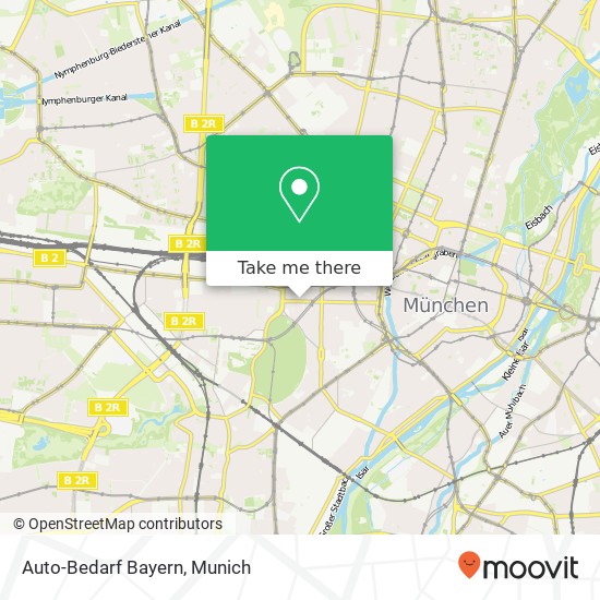 Auto-Bedarf Bayern map