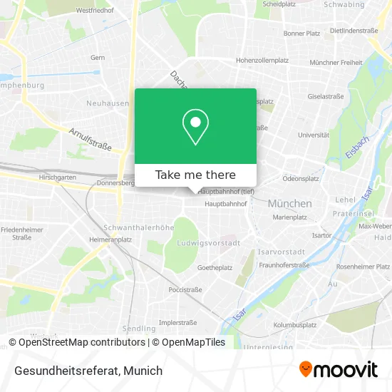 Карта Gesundheitsreferat