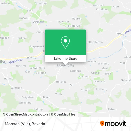 Карта Moosen (Vils)