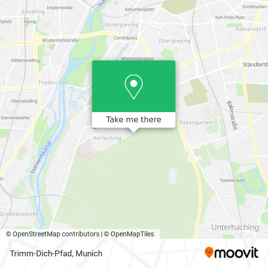 Карта Trimm-Dich-Pfad