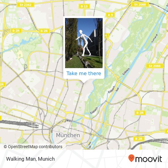 Walking Man map