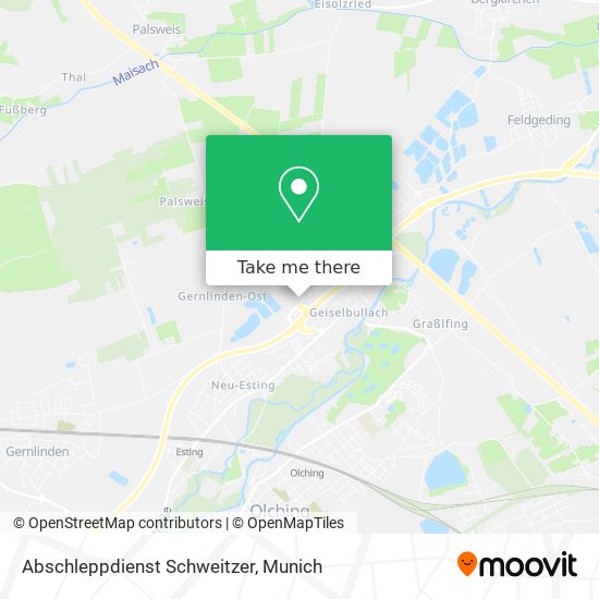 Abschleppdienst Schweitzer map