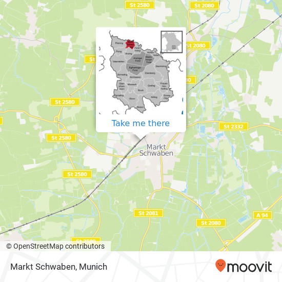 Markt Schwaben map