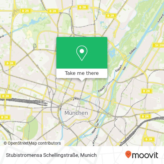 Stubistromensa Schellingstraße map