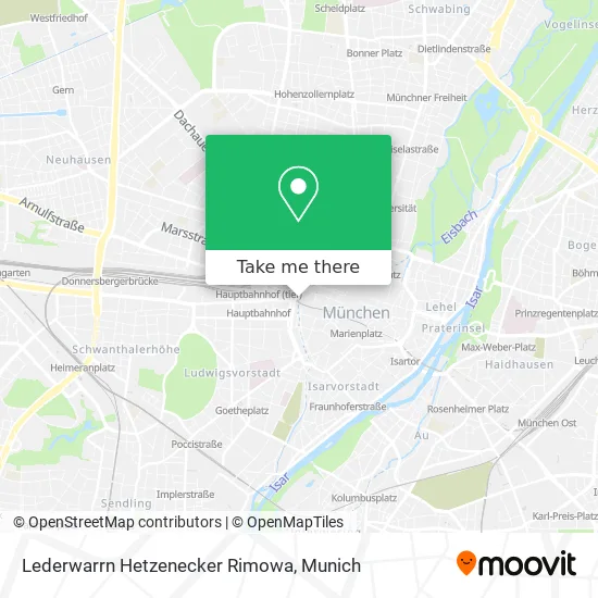 Карта Lederwarrn Hetzenecker Rimowa