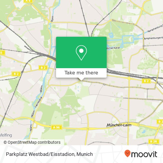 Parkplatz Westbad/Eisstadion map