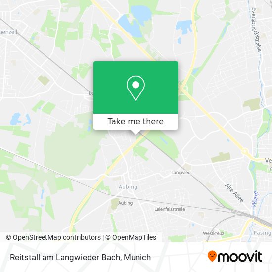 Reitstall am Langwieder Bach map