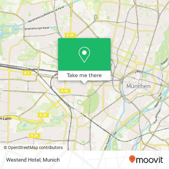 Westend Hotel map