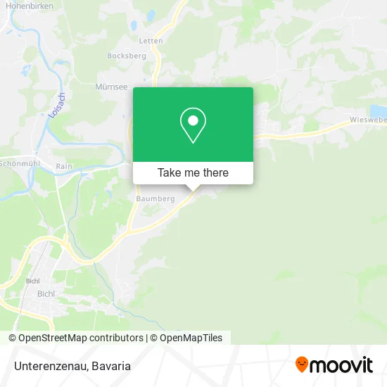 Карта Unterenzenau