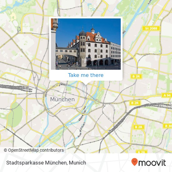 Stadtsparkasse München map