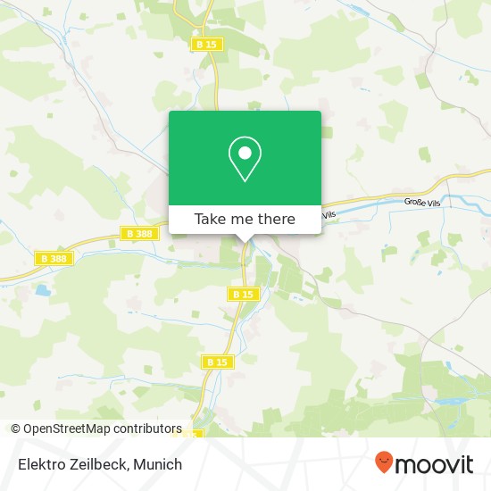 Elektro Zeilbeck map