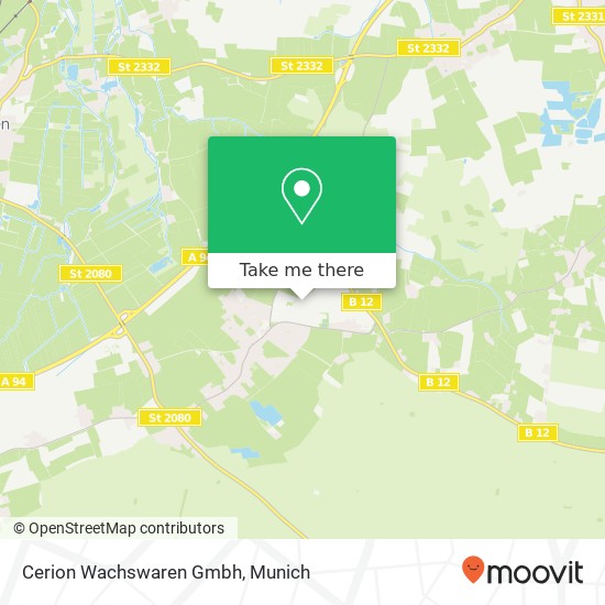 Cerion Wachswaren Gmbh map