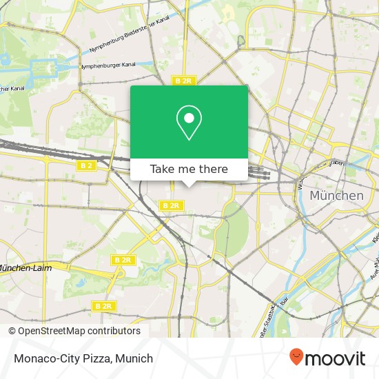 Monaco-City Pizza map