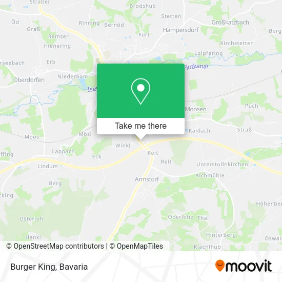 Карта Burger King