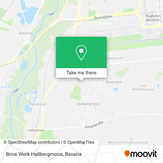 Bmw Werk Hallbergmoos map