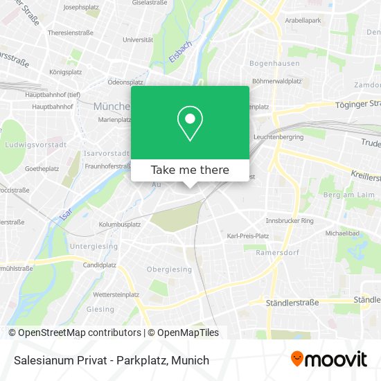 Salesianum Privat - Parkplatz map