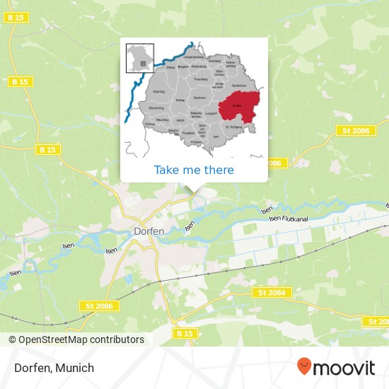 Dorfen map