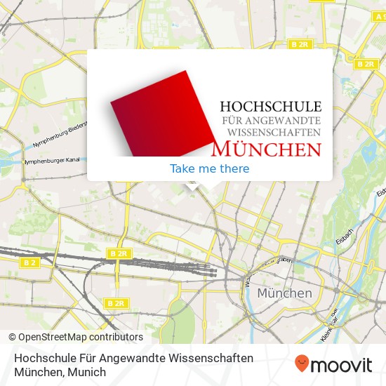 Hochschule Für Angewandte Wissenschaften München map