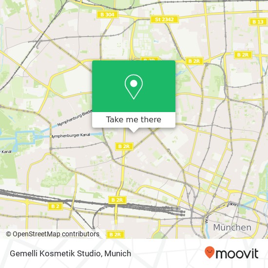 Gemelli Kosmetik Studio map