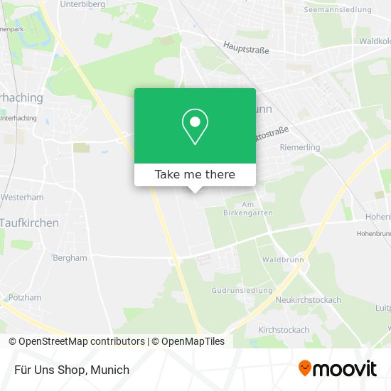 Für Uns Shop map