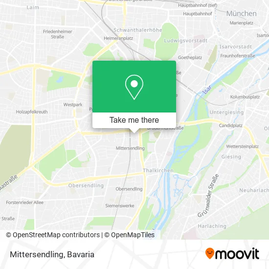 Карта Mittersendling