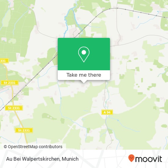 Au Bei Walpertskirchen map